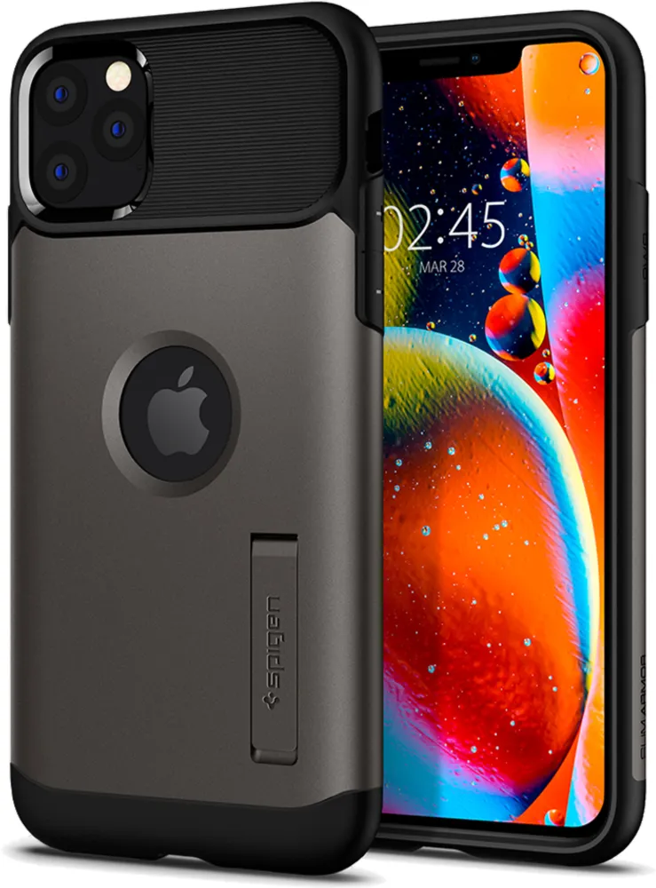 Spigen Slim Armor Case for iPhone 11 Pro Max - Gunmetal | WOW! mobile boutique