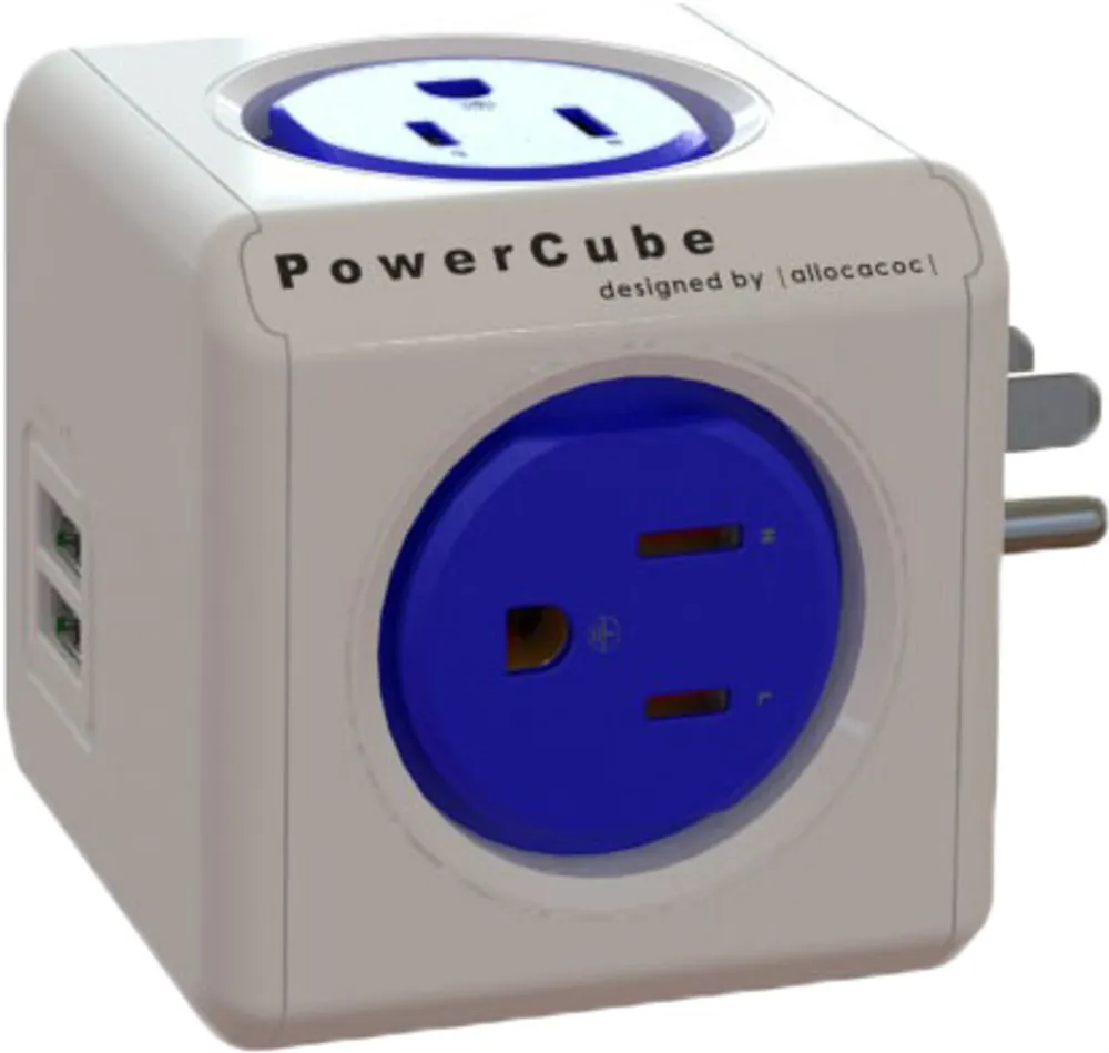 Original 4-Outlet Power Bar with 2 USB Ports