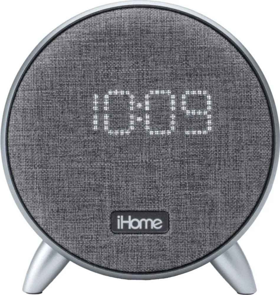 Qi Charging Bluetooth Alarm Clock - Black | WOW! mobile boutique