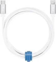 - Braided Charge/Sync USB-C to Lightning 4ft - White