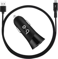Dual USB 3.4A Car Charger w/ USB Type-C Cable | WOW! mobile boutique