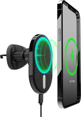 HyperGear - 15W Vent Clip Magnetic Wireless Car Charger