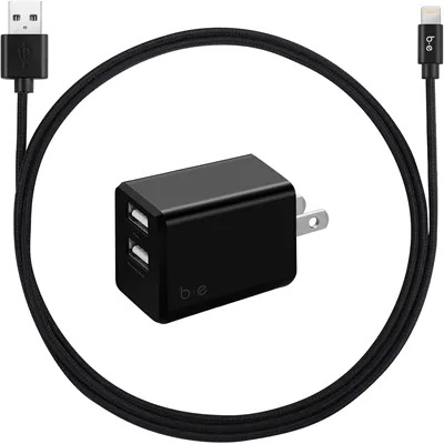 Wireless Pad 10w With Usb A 18w Wall Charger And Usb A To Micro Usb Cable - Black | WOW! mobile boutique