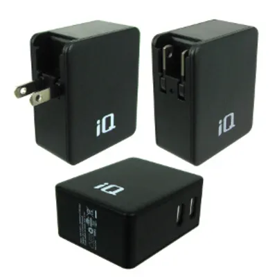 Quickcharge 3.0 Wall Charger With 2.4A USB Port, 100V-240V