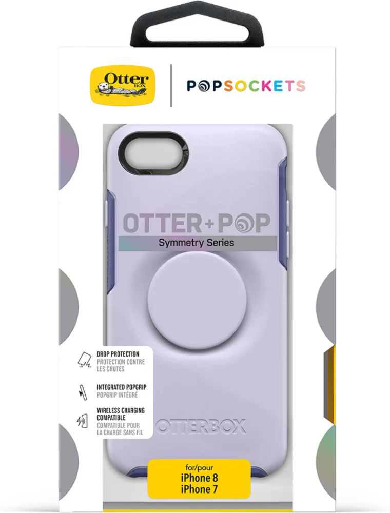 OtterBox iPhone SE/8/7 Otter + Pop Symmetry Series Case - Black | WOW! mobile boutique