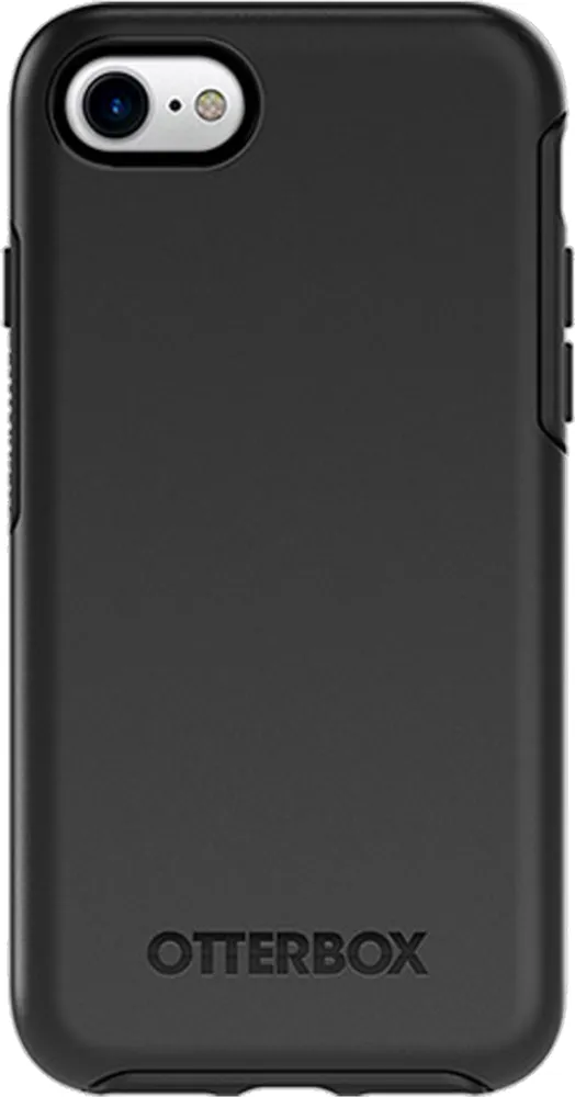 OtterBox étui de la série Symmetry pour iPhone SE (2022/2020)/8, noir | WOW! mobile boutique