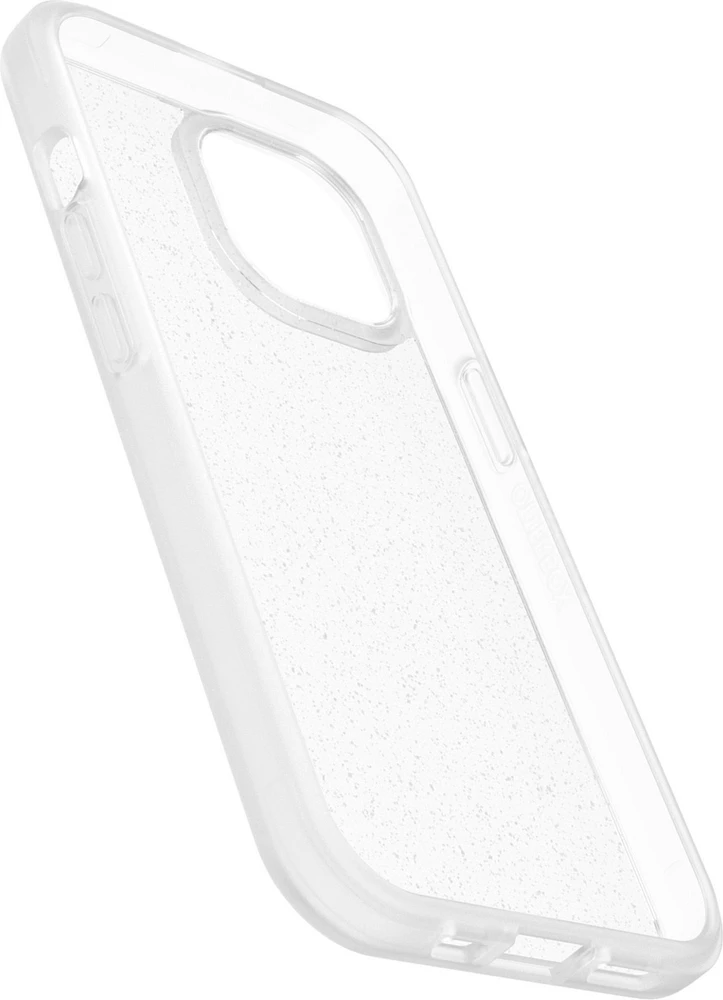 iPhone 15 Otterbox React Series Case - Clear/Silver (Stardust) | WOW! mobile boutique