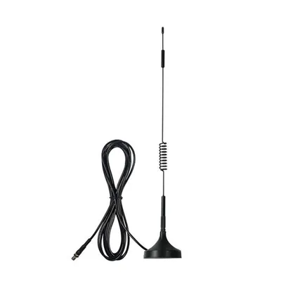 Wide Band Exterior 12" Magnet Mount Vehicle Antenna w/ 12 ft. RG-58 Cable