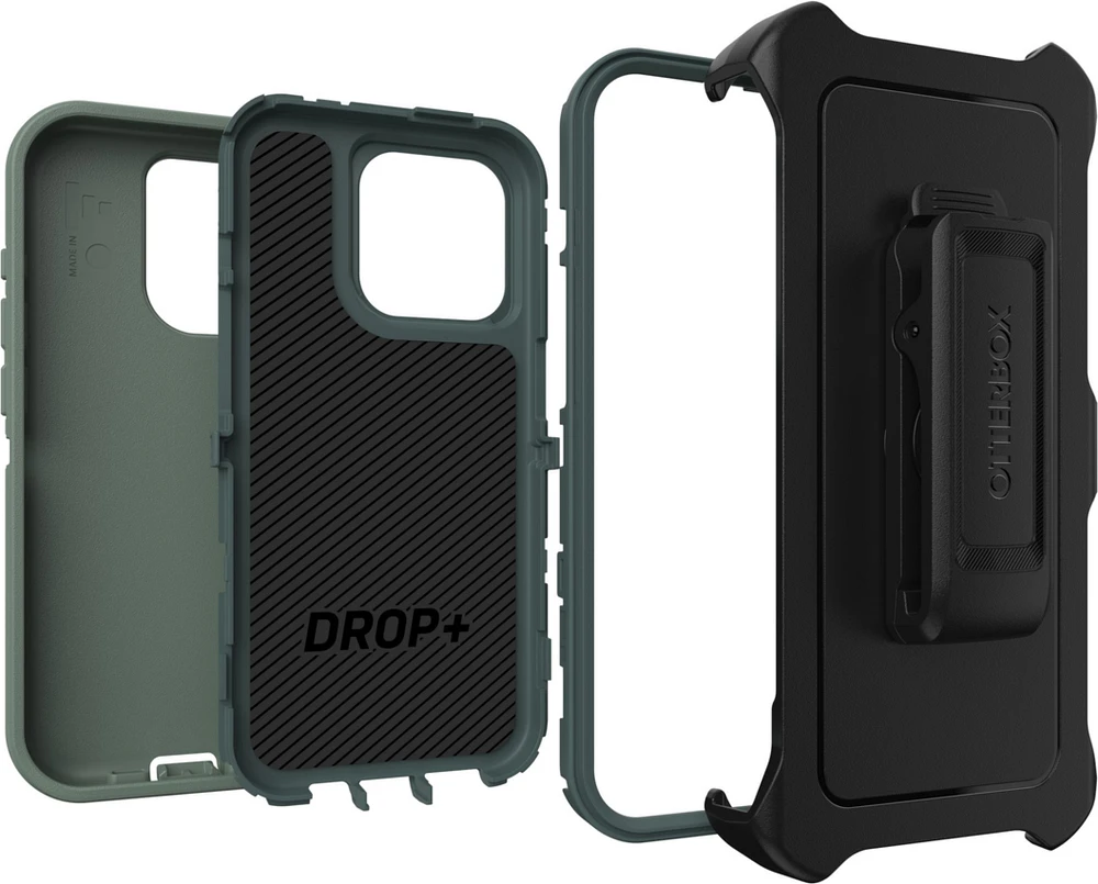 iPhone 15 Pro Otterbox Defender Series Case - Green (Forest Ranger) | WOW! mobile boutique