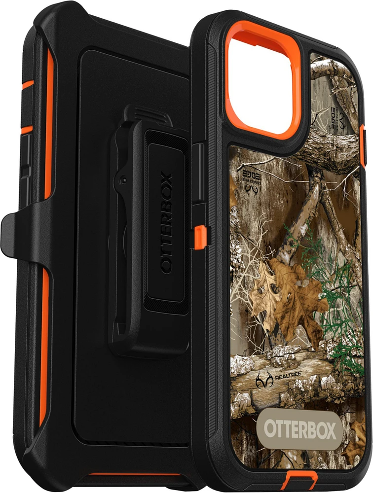 iPhone 15/14/13 Otterbox Defender Graphics Series Case - Black (RealTree Edge) | WOW! mobile boutique