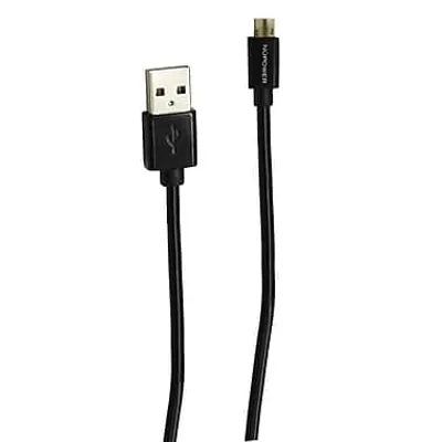 USB Type-C Charge/Sync Cable - Black | WOW! mobile boutique