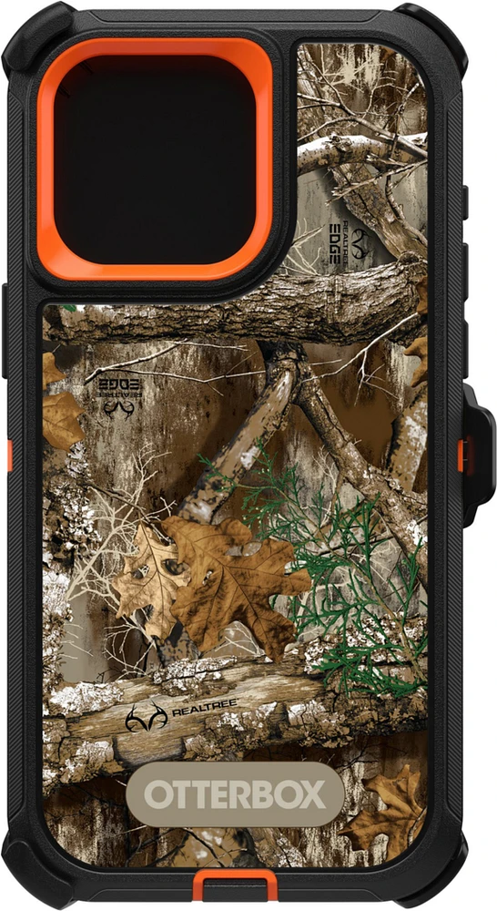 iPhone 15 Pro Max Otterbox Defender Graphics Series Case - Black (RealTree Edge) | WOW! mobile boutique