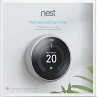 Google Nest Learning Thermostat (Stainless Steel) Smart Home 3rd Gen | WOW! mobile boutique