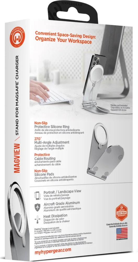 Aluminum MagView Stand for MagSafe Charger