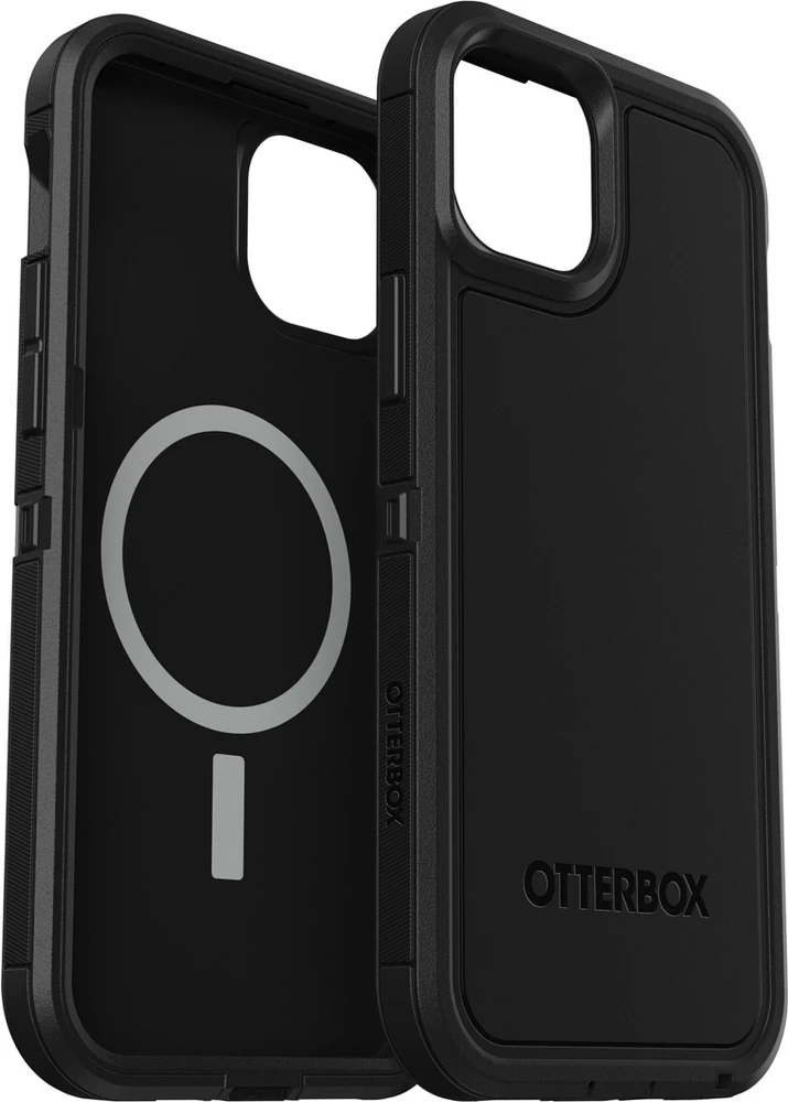 Étui de la série Defender XT d'OtterBox compatible MagSafe – iPhone 15 Plus/14 Plus, noir | WOW! mobile boutique