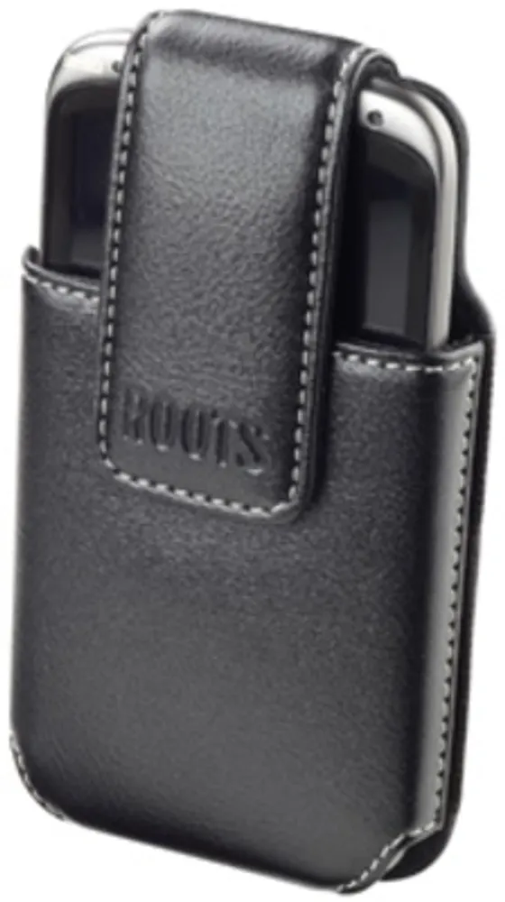 Vertical Leather Holster with Adjustable Velcro Sides To Fit  XLarge Phones