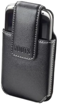 Vertical Leather Holster with Adjustable Velcro Sides To Fit  XLarge Phones