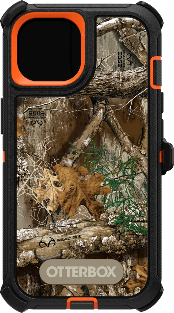 iPhone 15/14/13 Otterbox Defender Graphics Series Case - Black (RealTree Edge) | WOW! mobile boutique