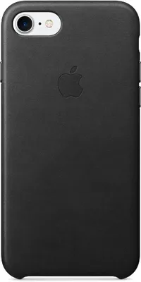 Apple Leather Case Black iPhone 7