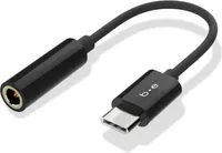 Blu Element USB-C vers 3.5mm Jack Casque Adaptateur Noir | WOW! mobile boutique