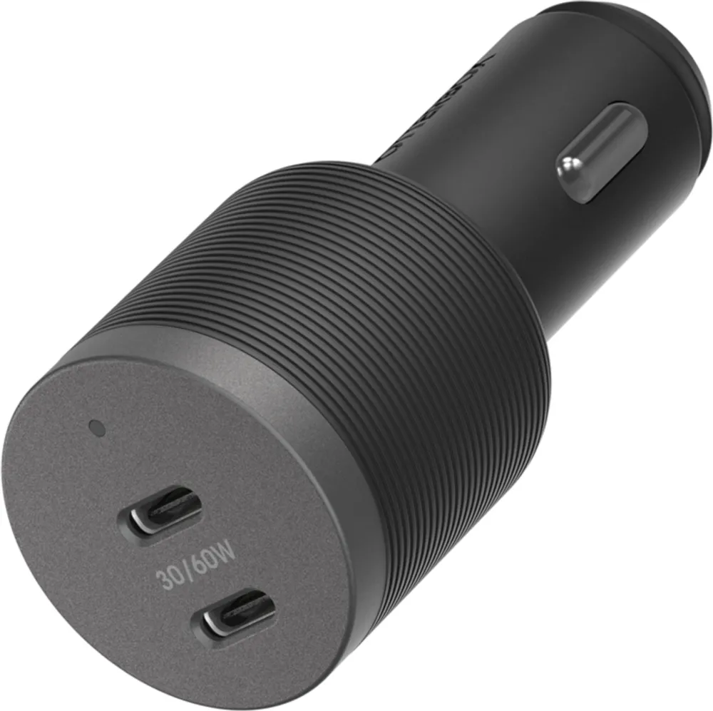 60W Dual Port Premium Pro Car Charger