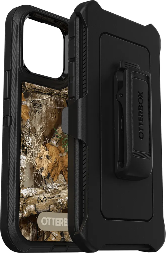 iPhone 14 Pro Max Otterbox Defender Graphics Series Case - Black (RealTree Edge)