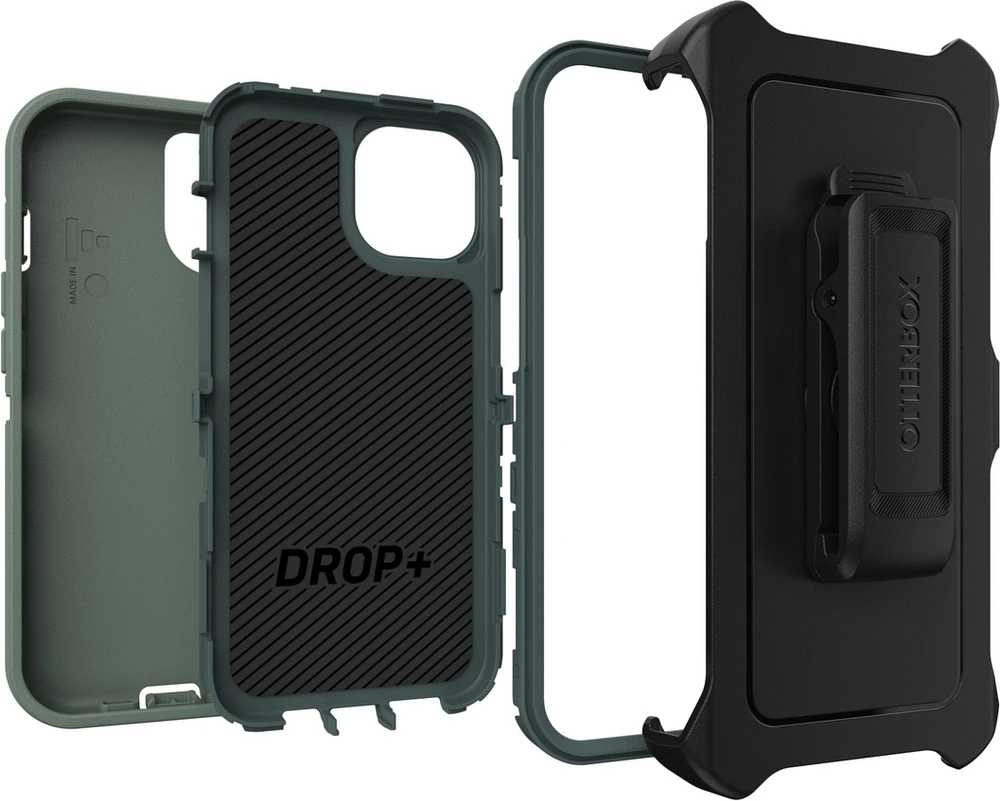 iPhone 15/14/13 Otterbox Defender Series Case - Green (Forest Ranger) | WOW! mobile boutique