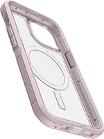 iPhone 15/14/13 Otterbox Defender XT w/ MagSafe Clear Series Case - Clear/Pink (Mountain Frost) | WOW! mobile boutique