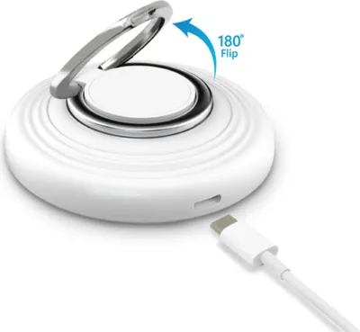 15W Magnetic Wireless Charger w/ Stand + Type C Cable
