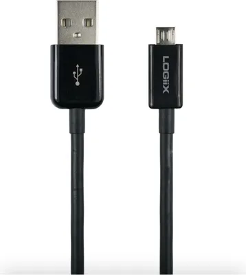 Sync & Charge Micro 1.5M MicroUSB-Cable - Black | WOW! mobile boutique