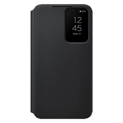 Samsung Etui Portefeuille Smart Clear View Noir pour Samsung Galaxy S23+ | WOW! mobile boutique