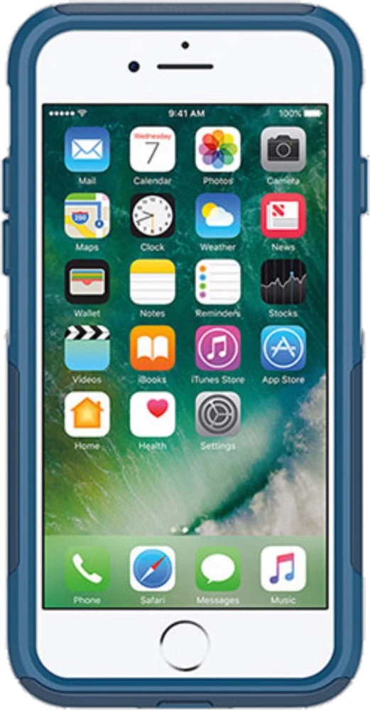 Otterbox Étui de Protection Commuter Ocean Way (Aqua) pour iPhone 8/7 | WOW! mobile boutique