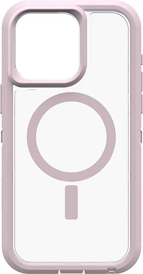 iPhone 15 Pro Max Otterbox Defender XT w/ MagSafe Clear Series Case - Clear/Pink (Mountain Frost) | WOW! mobile boutique