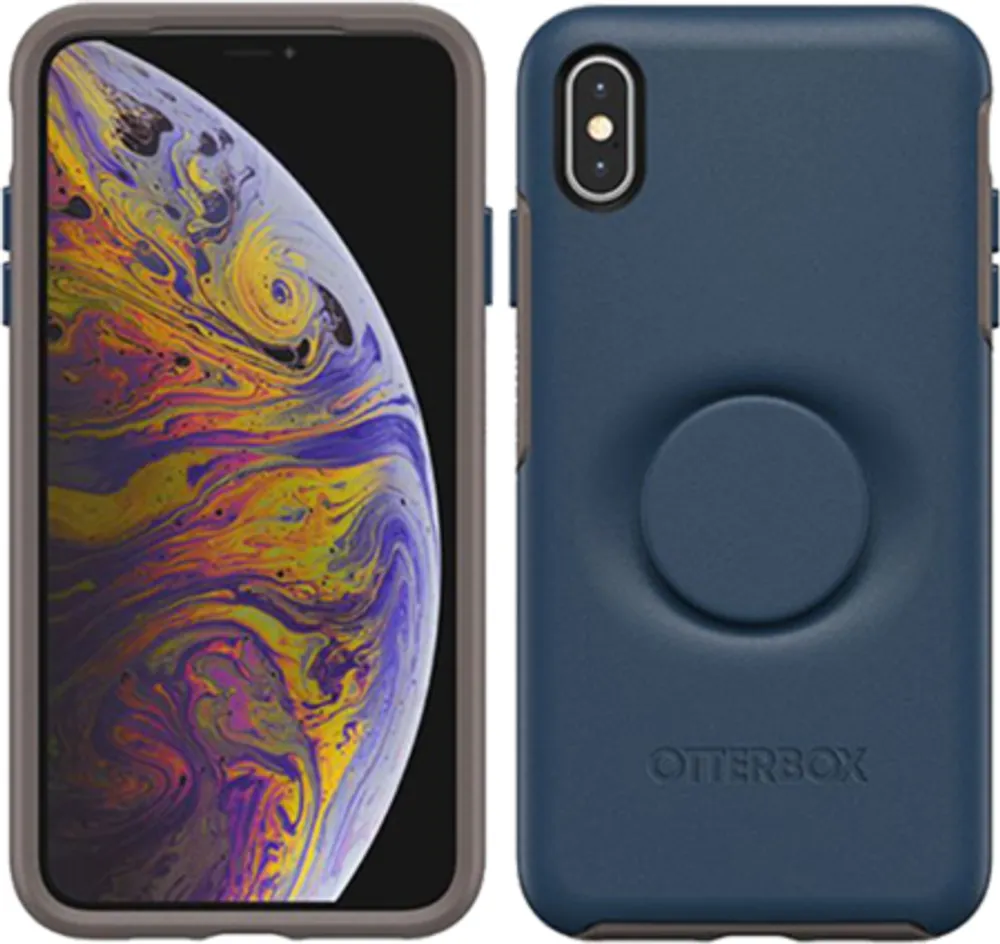 iPhone XS Max Otter + Pop Symmetry Series Case - Black | WOW! mobile boutique