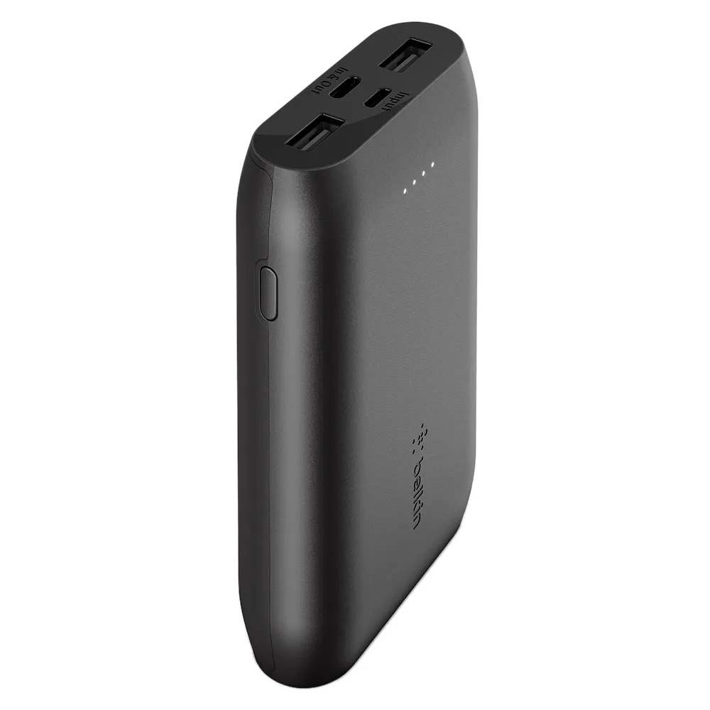 Boost Up Charge Multi Port Power Bank 10,000 Mah - Black | WOW! mobile boutique