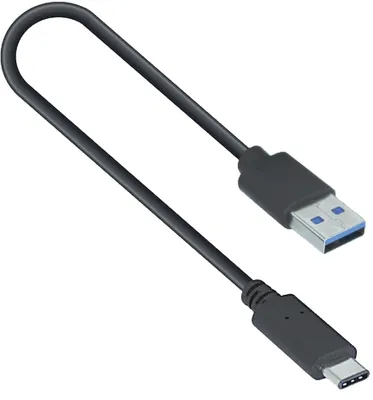USB to USB C cable, Black