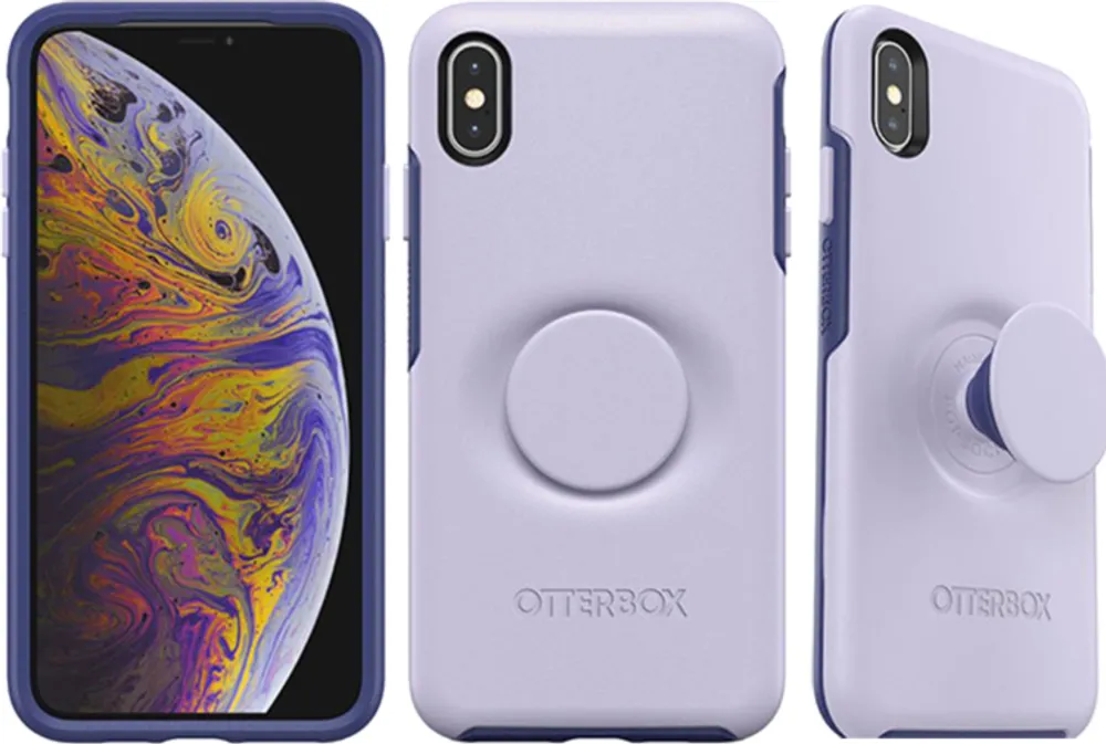 iPhone XS Max Otter + Pop Symmetry Series Case - Black | WOW! mobile boutique