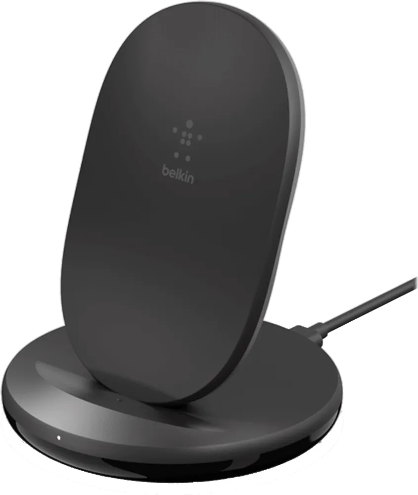 Boost Charge Wireless Charging Stand 15w And Qc 3.0 Wall Charger 24w - Black | WOW! mobile boutique
