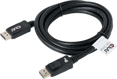 Club3D Câble DisplayPort 1.4 HBR3 Mâle/Mâle 2 m/6.56pieds Noir | WOW! mobile boutique