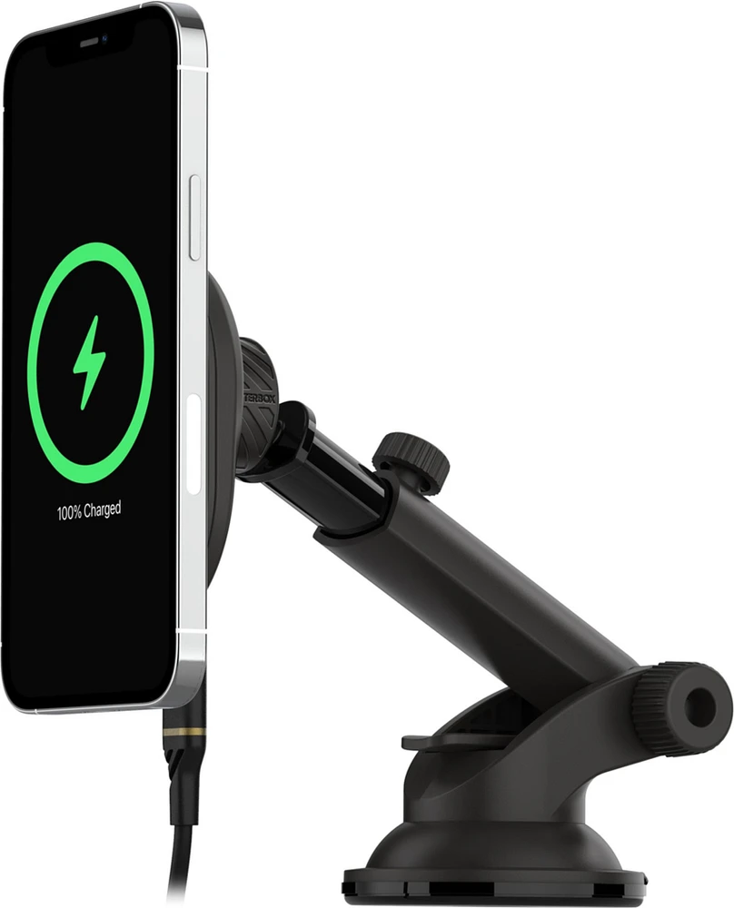 Otterbox 15W Wireless Charger Car Dashboard Mount for MagSafe V2 - Black (Radiant Night) | WOW! mobile boutique