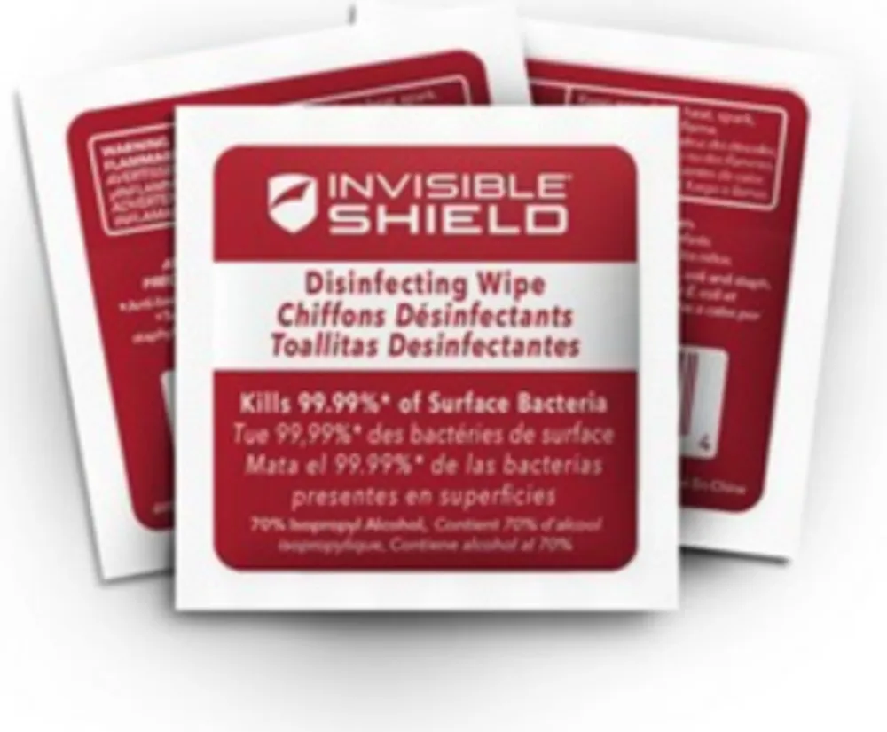 Invisibleshield Antimicrobial Wet Wipes