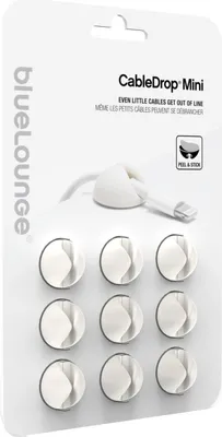 Cabledrop CableClip Mini - White | WOW! mobile boutique