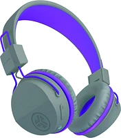 JLab Audio JBuddies Studio Wireless Écouteurs Gris/Violet | WOW! mobile boutique