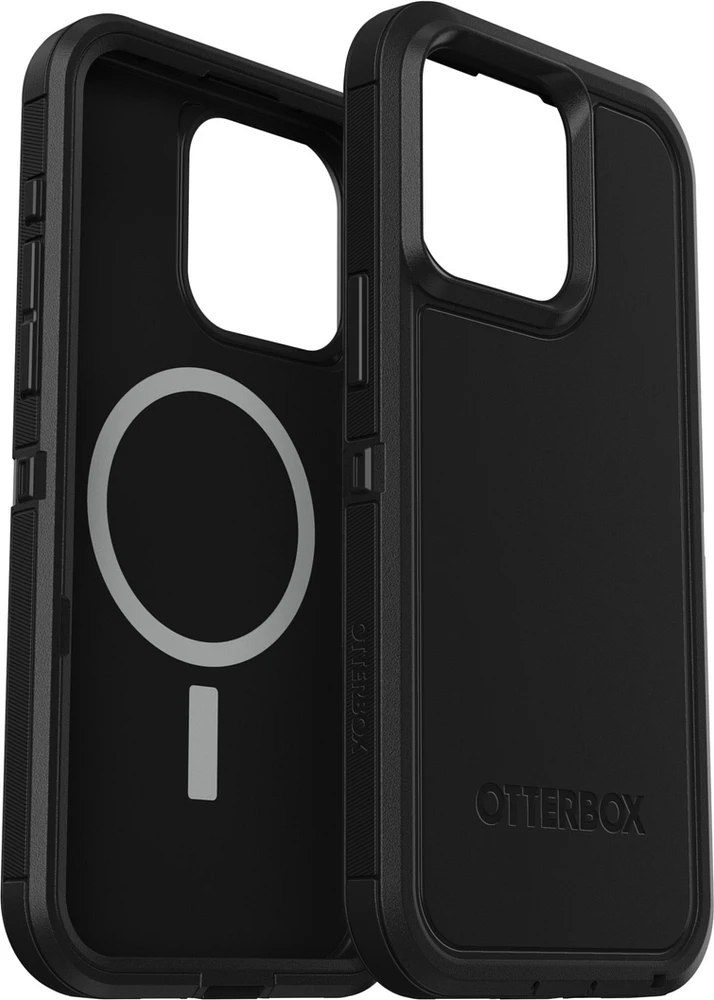 Étui de la série Defender XT d'OtterBox compatible MagSafe – iPhone 15 Pro Max, noir | WOW! mobile boutique