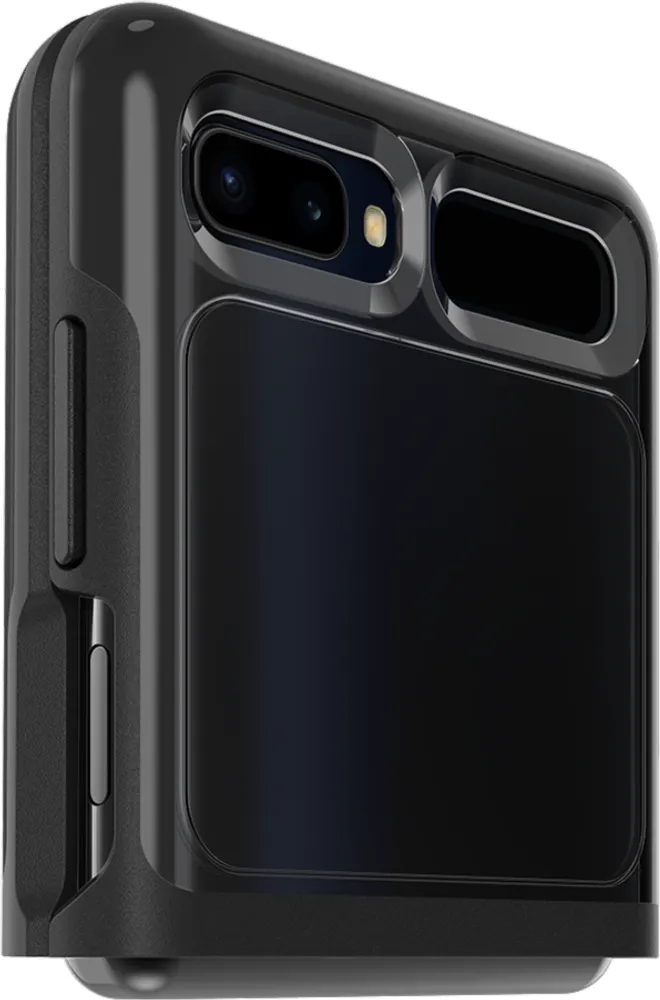 Galaxy Z Flip Symmetry Flex Case - Black | WOW! mobile boutique