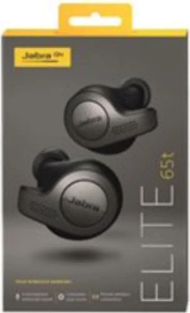 Jabra Elite 65t Bluetooth Earbuds - Silver/Black | WOW! mobile boutique