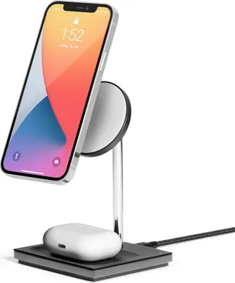Native Union - Rise 2-in-1 Wireless Charger MagSafe Compatible | WOW! mobile boutique