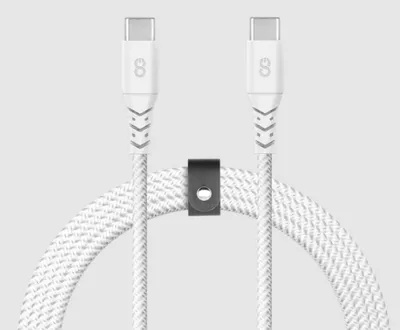 - Piston Connect Armour+ 100W 2M USB-C to USB-C - White