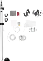 Weboost - Destination Rv Cellular Signal Booster Kit - Grey And White