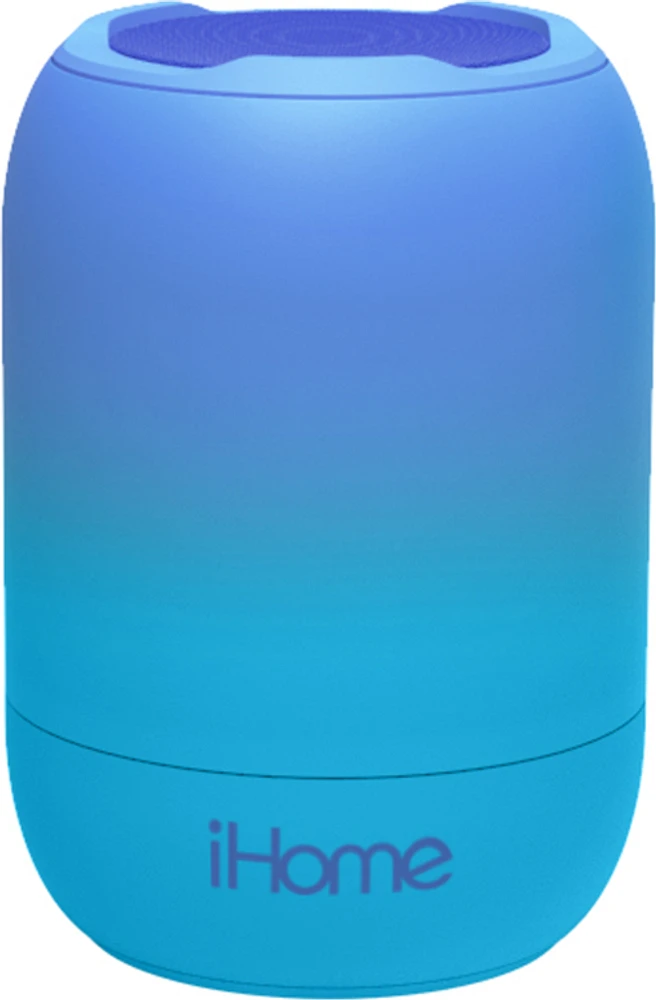 iHome Haut-Parleur Rechargeable Bluetooth PlayFade Résistant à L'eau Bleu | WOW! mobile boutique